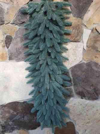 Гірлянда з хвої Преміум 2 м лита (Блакитна) Київ