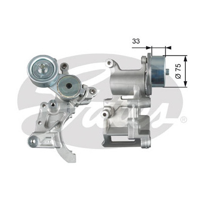 Натягувач ременя з роликом Gates T39271 Вінниця - фото 1
