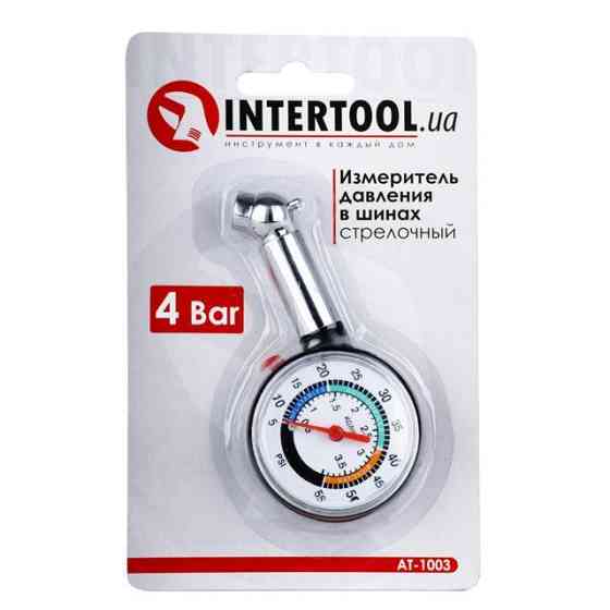 Измеритель давления в шинах стрелочный INTERTOOL AT-1003 Киев