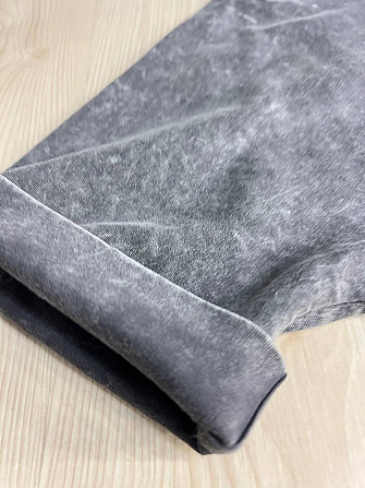Футболка жіноча A-N 26030 варена тай-дай оверсайз з вишивкою Mickey Mouse, сірий, one size Одеса - фото 5