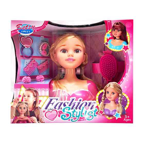 Лялька-манекен для зачісок 2813D світлий колір, аксесуари для зачіски Вінниця