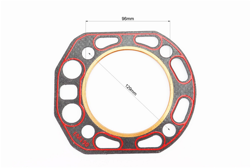 Прокладка головки циліндра R190N-90mm (червона нитка) Киев - изображение 2