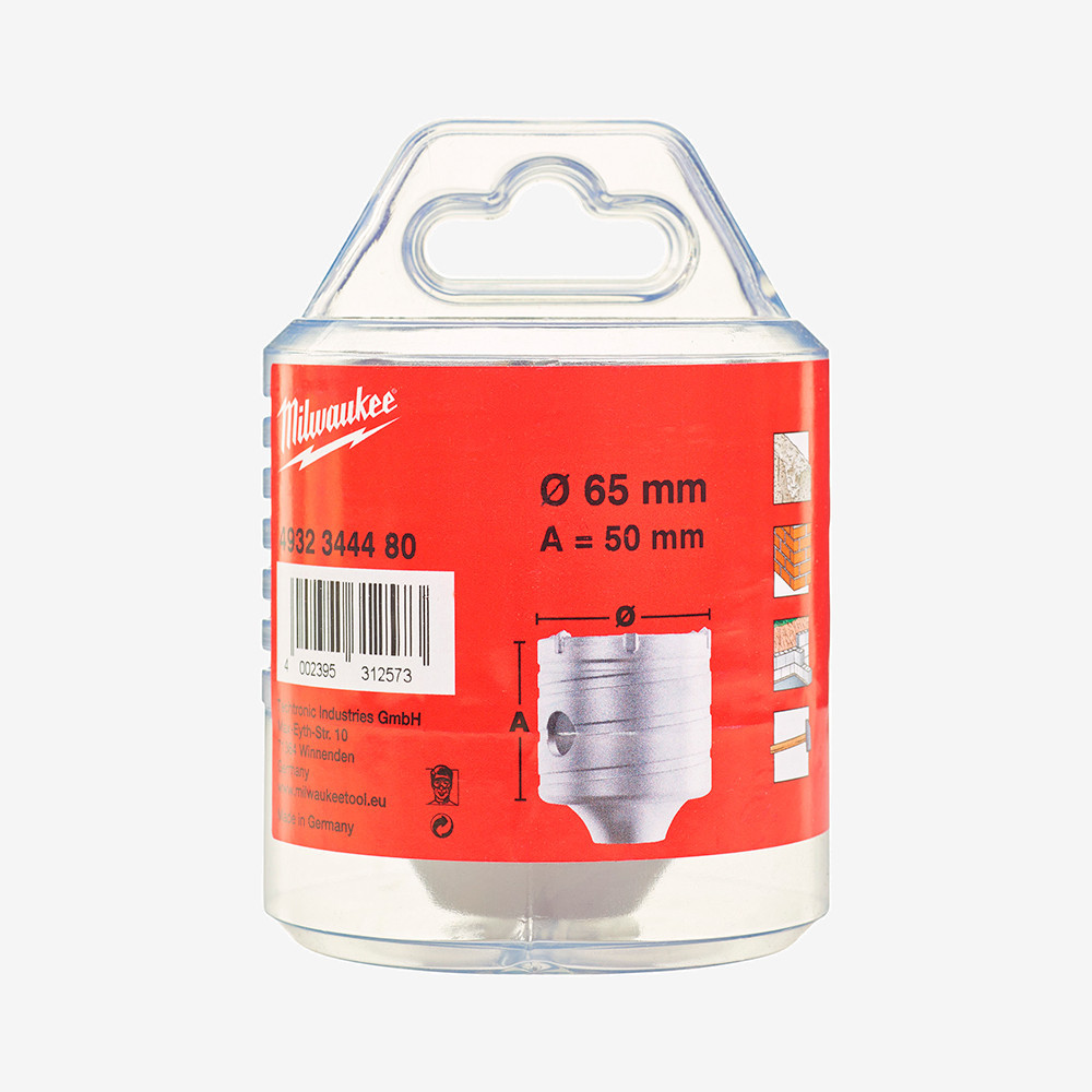 Коронка по бетону SDS-PLUS TCT MILWAUKEE, Ø65x50мм Одеса - фото 2