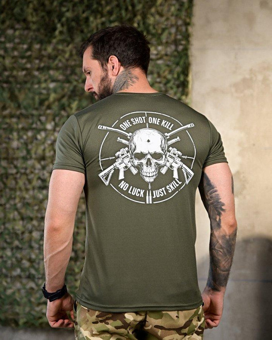 Тактическая потоотводящая футболка One Shot ПП4654 Одесса - изображение 1