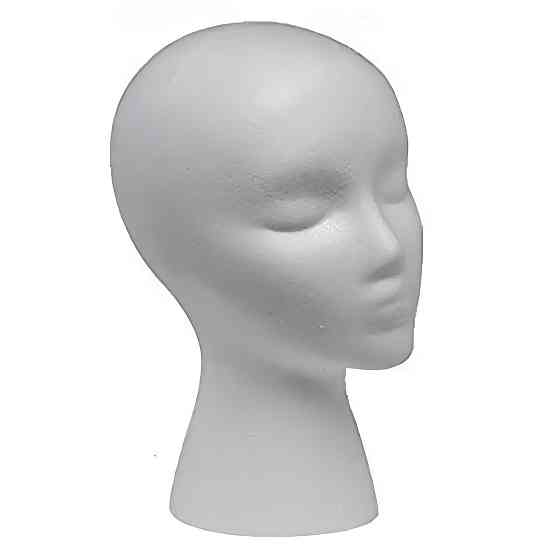 Манекени голови з пінопласту RESTEQ, обхват 50см. для шапок, перук, окулярів, малювання Київ
