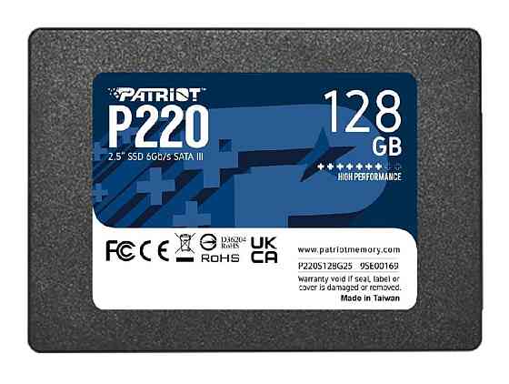 SSD Patriot P220 128GB 2.5" 7mm SATAIII Киев