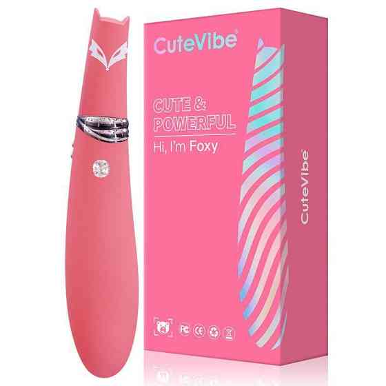 Вакуумный стимулятор с вибрацией CuteVibe Foxy Sakura Sex Aura Киев