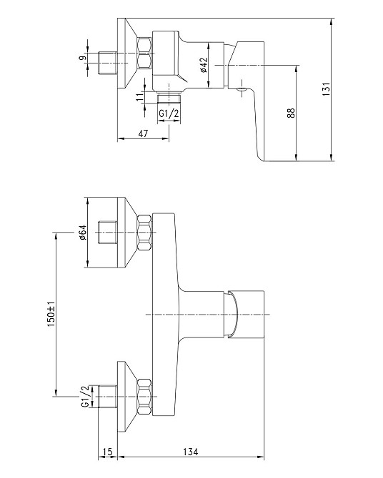 Змішувач для душу Imprese BRECLAV, хром, 15245 Київ - фото 9