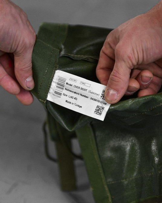 Зимние водонепроницаемые бахилы олива гамаши армейские 41 - 46 размер на берцы Одесса - изображение 16