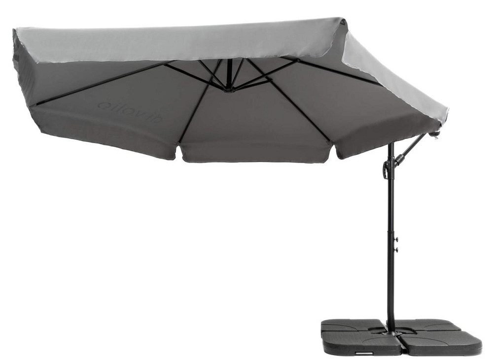Парасолька садова Di Volio EMPOLI 350см сіра+ Основа садової парасольки Киев - изображение 1