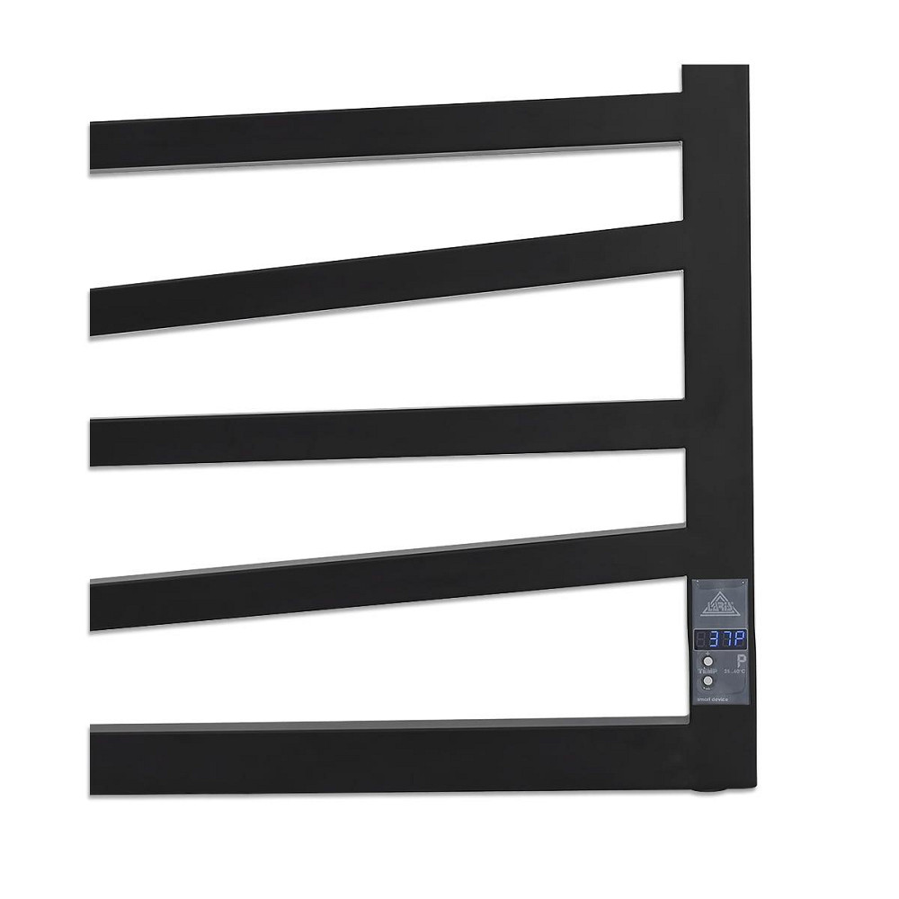 Електрична сушарка для рушників Laris Зебра Міраж ЧКЧ 11 500Х1200 Е чорний Київ - фото 5