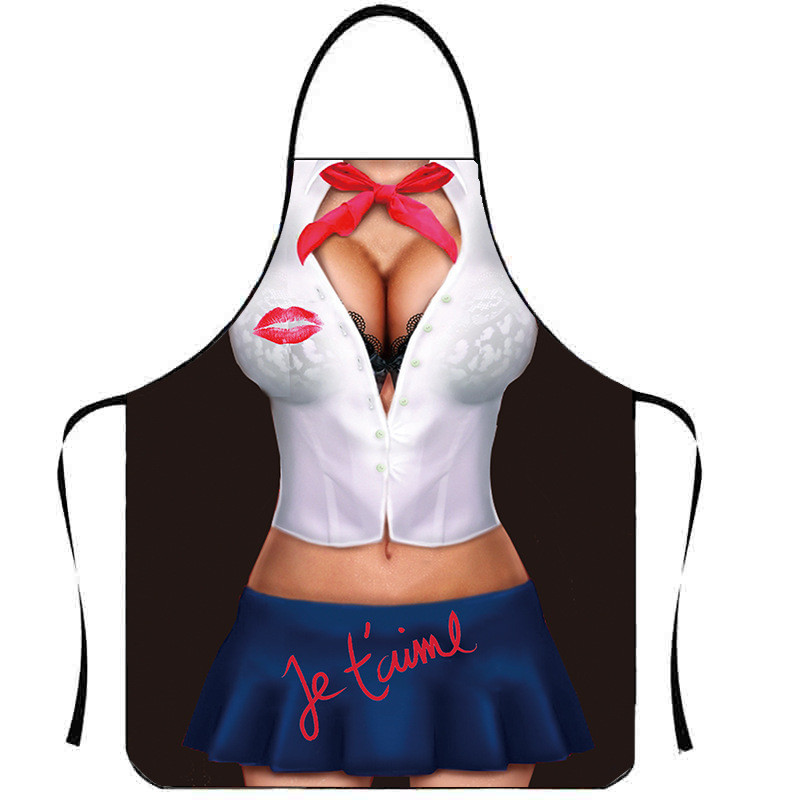 Фартух з приколом кухонний жіночий 75 на 60 см різнобарвний Київ - фото 1