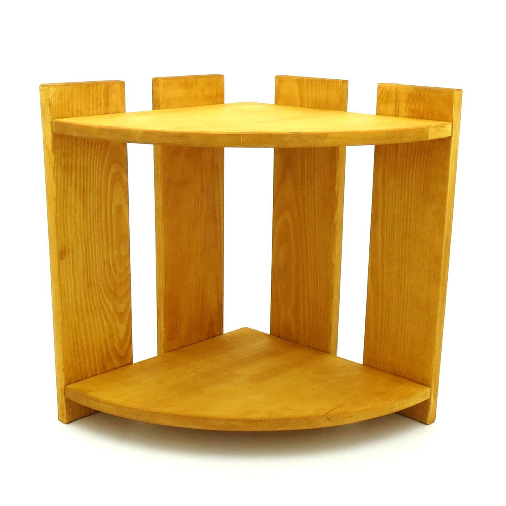 Угловая настенная полка 