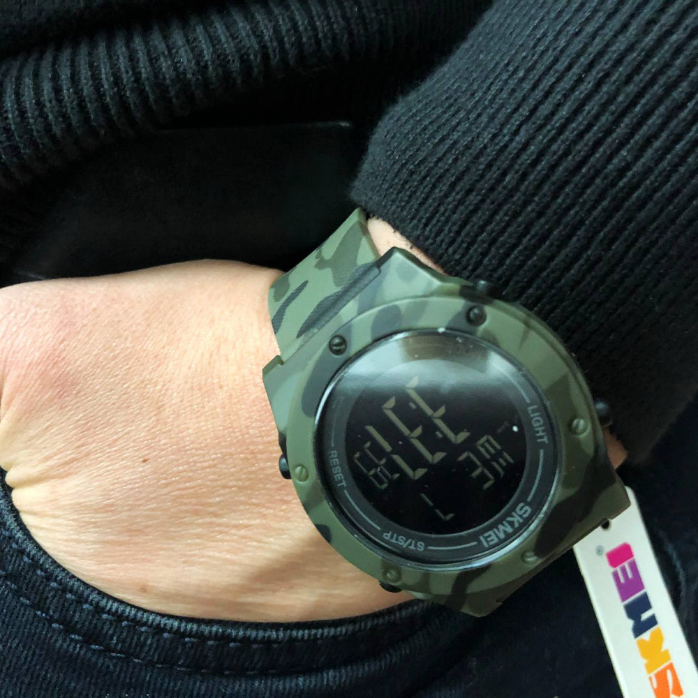 Оригінальні чоловічі годинники SKMEI 1772CMGNBK, Електронні спортивні годинники для туризму IG-75 Івано-Франківськ - фото 7