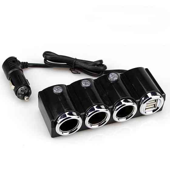 Автомобільний зарядний пристрій прикурювач 2хUSB,120W,CTC-611 SBR Київ