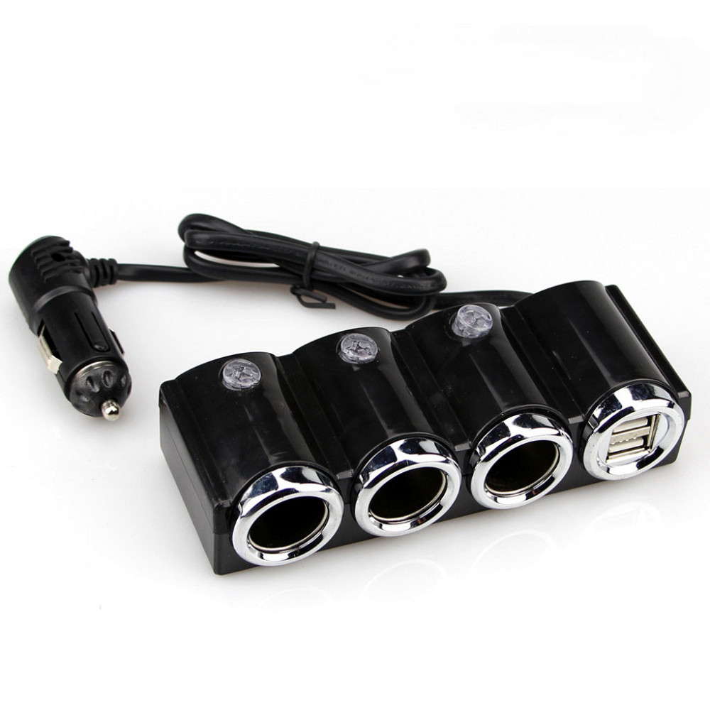 Автомобільний зарядний пристрій прикурювач 2хUSB,120W,CTC-611 SBR Київ - фото 4