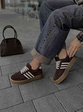 Tamei Кеди жіночі з натуральної замші демісезонні шоколадні весна-осінь 2810-132 р. 36-41 / Сти Коломия