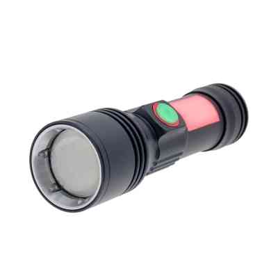 Ліхтар Quantum Adept 10W LED zoom +COB з USB+ Li-ion18650/2600mAh (QM-FL1031-18650/2600) Вінниця