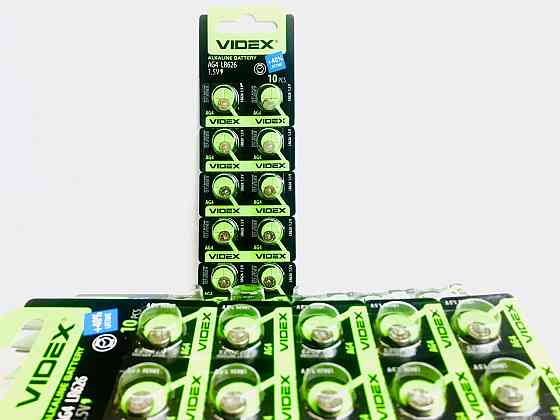 Батарейка годинникова Videx AG 4 (LR626) BLISTER CARD 10pcs Київ
