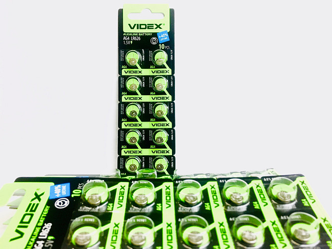 Батарейка годинникова Videx AG 4 (LR626) BLISTER CARD 10pcs Київ - фото 1