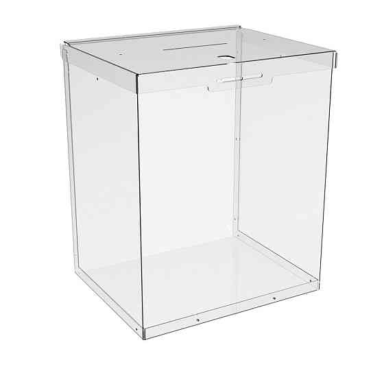 Ящик EKOSTAR с замком для пожертвований и сбора денег 250x200x300. Объем 15 литров Киев