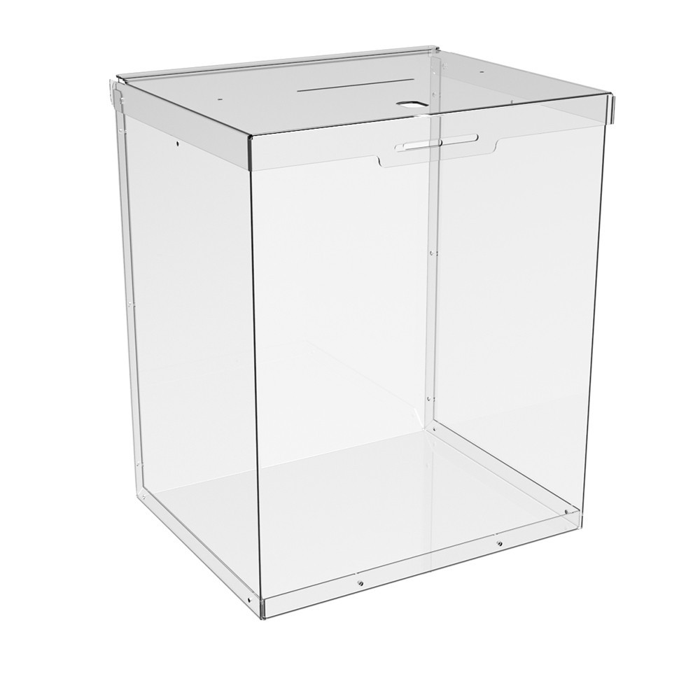 Ящик EKOSTAR с замком для пожертвований и сбора денег 250x200x300. Объем 15 литров Киев - изображение 3