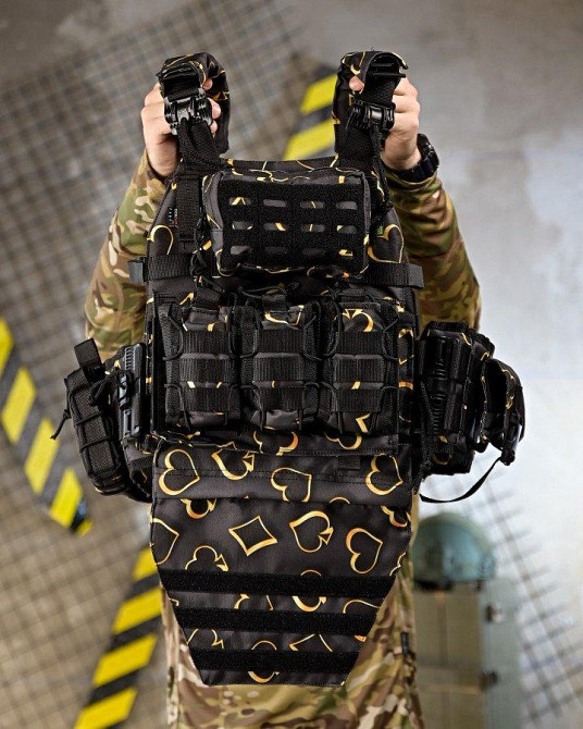 Плитоноска 4 быстрых сброса с напашником NETFLIX FIX ПП4638 Одесса - изображение 8