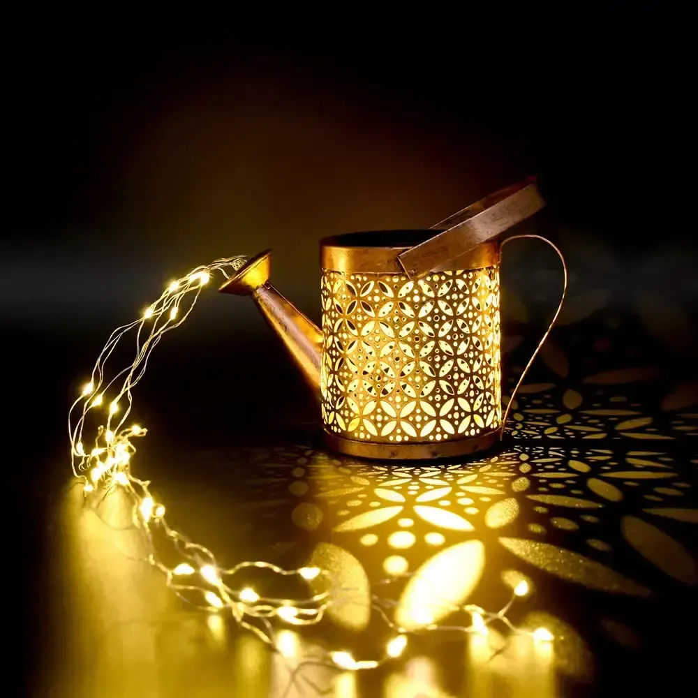 Садовый светильник на солнечной батарее "Лейка" 80см, Fairy lamp / Декоративный LED фонарь для сада Коломыя - изображение 5