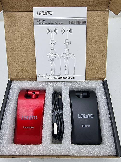Безпровідний передавач для електрогітари Lekato WS-60 Луцк - изображение 2