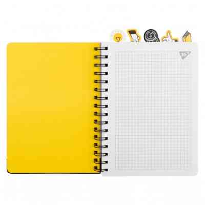 Блокнот Yes А5 96 листов на спирали с разделителями Не усложняй! клетка (151839) Винница