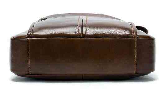 Деловая мужская сумка кожаная Vintage 14789 Коричневая Киев