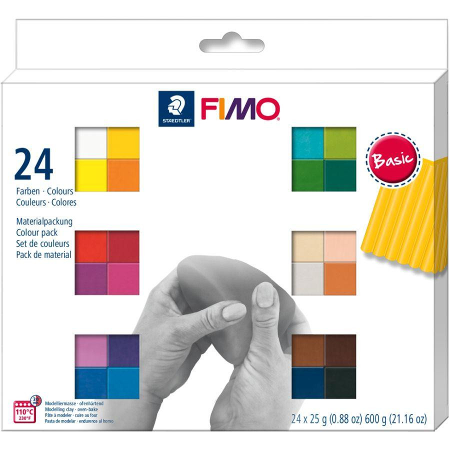 Набор пластики “Basic Colours” 24х25г Fimo Киев - изображение 1