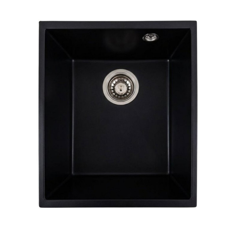 VALESO Гранітна мийка для кухні VALESO ROXY 3744 матова Чорна Коломыя - изображение 6