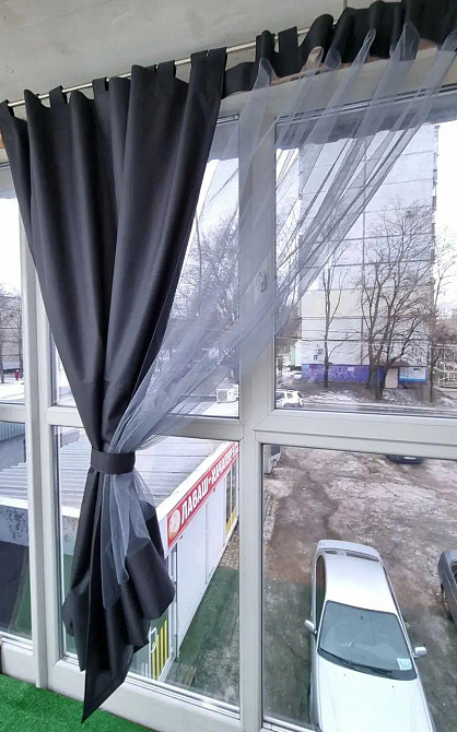 Антимоскітна сітка-тюль для альтанки та вікон 2.2х1.8м Сірий Київ - фото 5