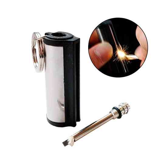 Вічний сірник кресало циліндр, бензинова запальничка, брелок Вінниця