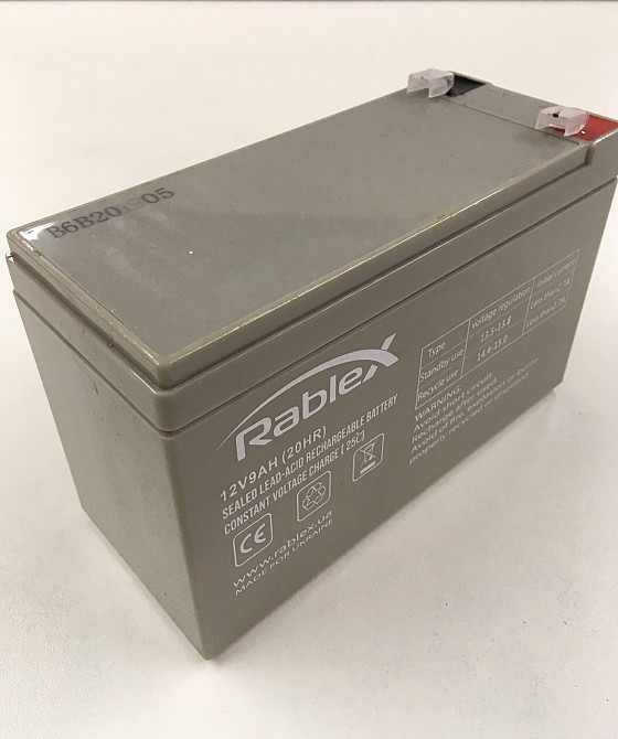Аккумуляторная батарея 12V 9mAh Rablex RB 1209 (8 шт/ящ) Одесса - изображение 2