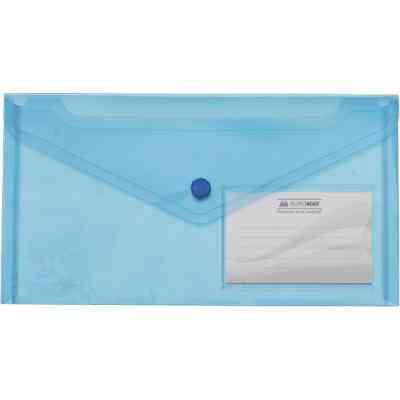 Папка - конверт Buromax DL (240x130мм) TRAVEL, blue (BM.3938-02) Винница
