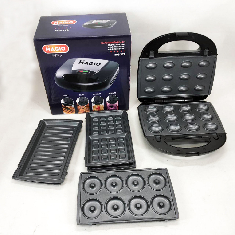 Багатофункціональна вафельниця зі змінними пластинами, Електровафельниці для кухні YR-86 Львів - фото 9