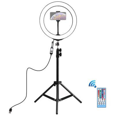 Набор блогера Puluz Ring USB LED lamp PKT3043 10" + tripod 1.1 м (PKT3043) Винница - изображение 1
