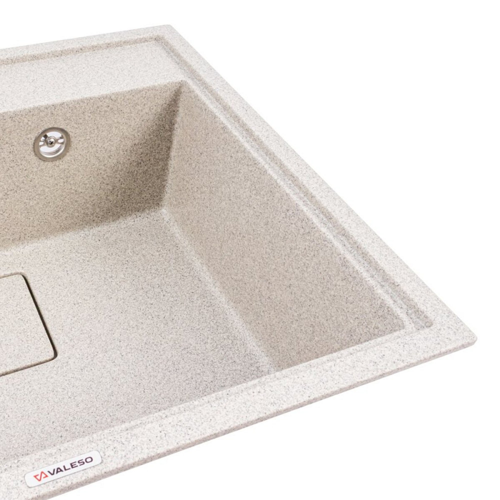 Гранітна мийка VALESO SHERLIT 6050 матова Сіра Коломыя - изображение 10