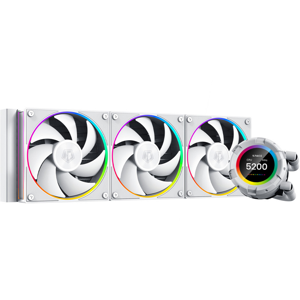 Система водяного охолодження ID-Cooling Space LCD SL360 White Білий Харків - фото 14