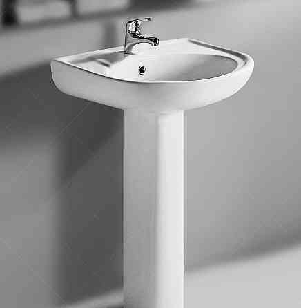 Комплект раковина + ніжка RAK Ceramics Cynthia Wash Basin (57 см) Білий Вінниця