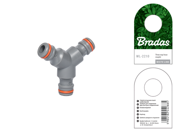 Трійник для з'єднання трьох конекторів, WHITE LINE, WL-2210 Киев - изображение 2