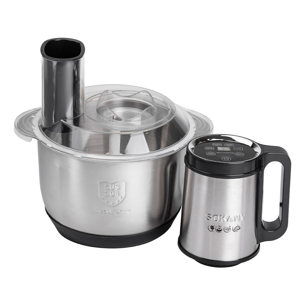Sokany Чопер подрібнювач кухонний електричний 800 Вт з чашею на 3,5 літра м'ясорубка Sokany SK- Коломия - фото 6