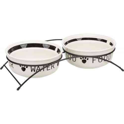 Миски Trixie Eat on Feet для собак, на металлической подставке, керамические, 20 см, 2х1.6 л Винница