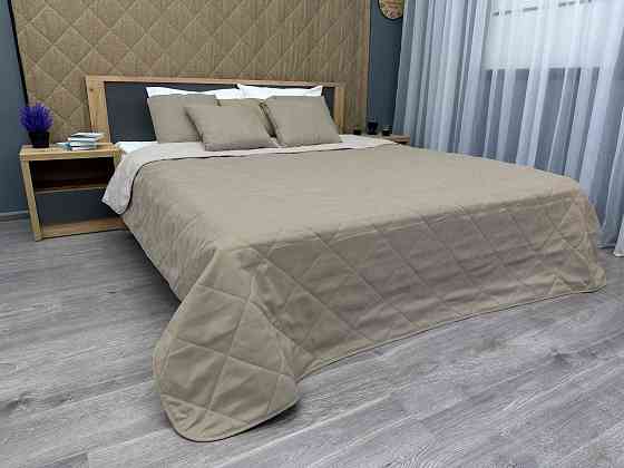 Покрывало стеганое Decorator Sparta Diamond ромб 130х220 см капучино (85-044) Киев