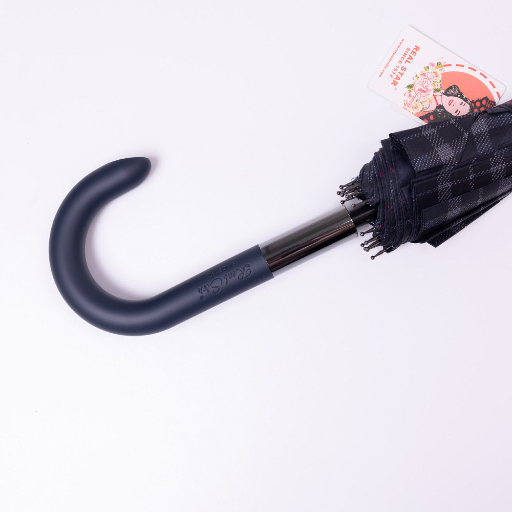 Полуавтоматический зонт-трость синий 117 см Киев - изображение 1