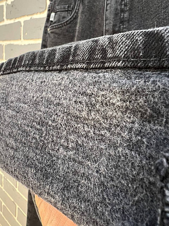 Джинсы женские Jeandia 71 skater утепленные на байке широкие бананы черные, черный, 36, 36, 79 см, 1 Одесса - изображение 2