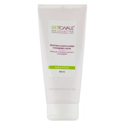 Самонагріваюча пілінг - маска з журавлиною HEATING CRANBERRY MASK Biotonale 200 ml туба Дніпро - фото 1