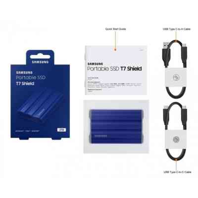Накопитель SSD USB 3.2 1TB T7 Shield Samsung (MU-PE1T0R/EU) Винница